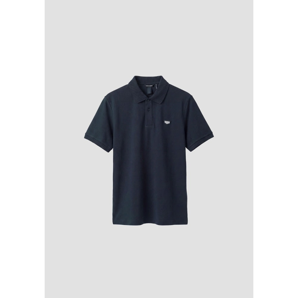 ANTONY MORATO BADGE LOGO POLO MARINE NAVY MMKS02699