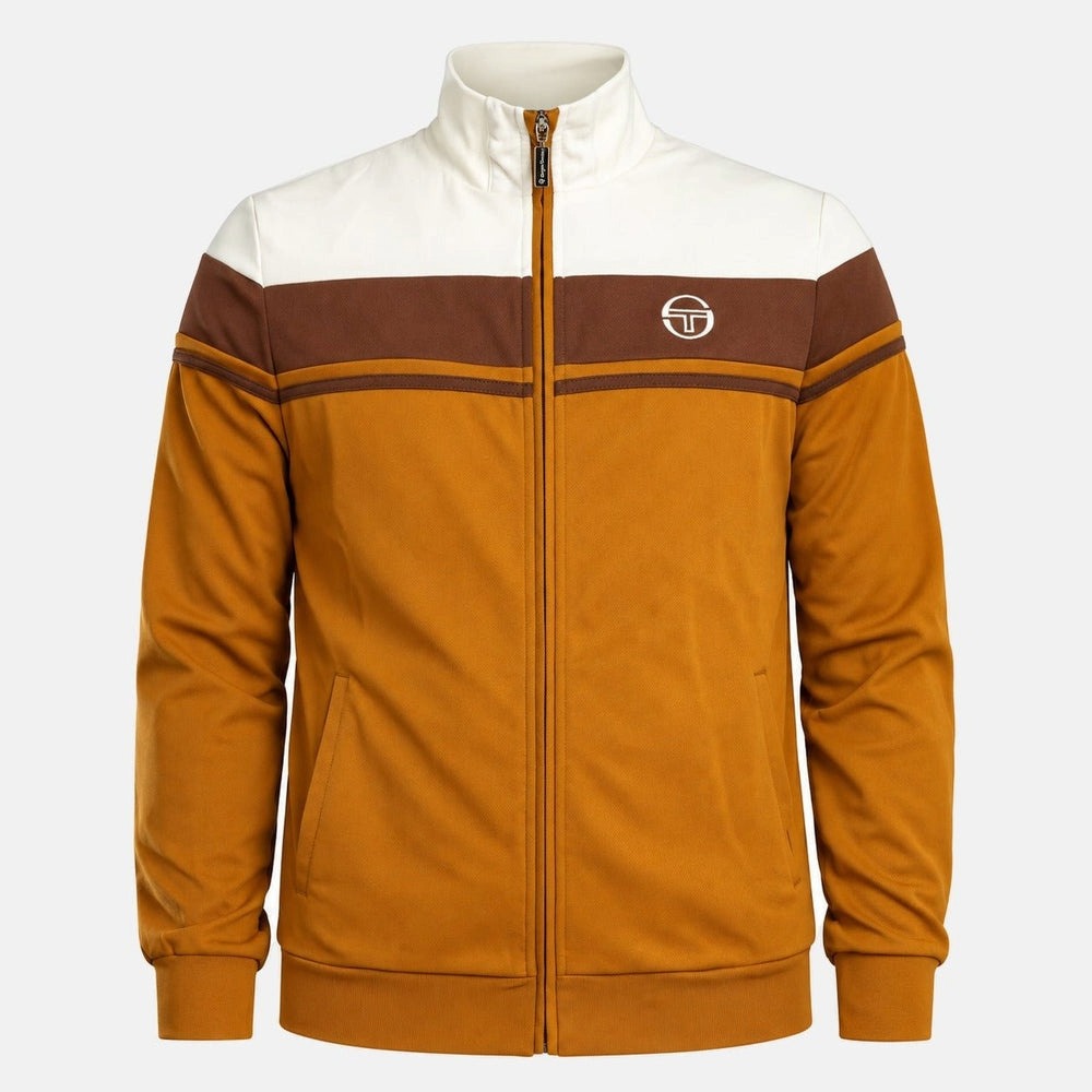 SERGIO TACCHINI DAMARINDO TRACK TOP GARDENIA/POTTING SOIL/GOLDEN BROWN