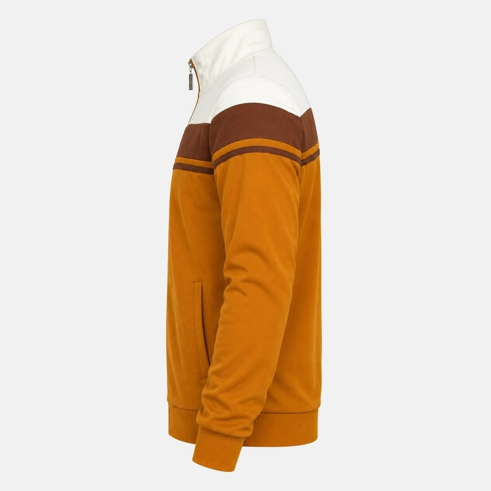 SERGIO TACCHINI DAMARINDO TRACK TOP GARDENIA/POTTING SOIL/GOLDEN BROWN