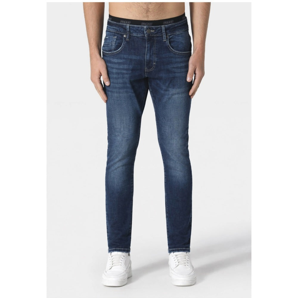 883 POLICE DINO 1022 WASHED BLUE SLIM FIT JEANS