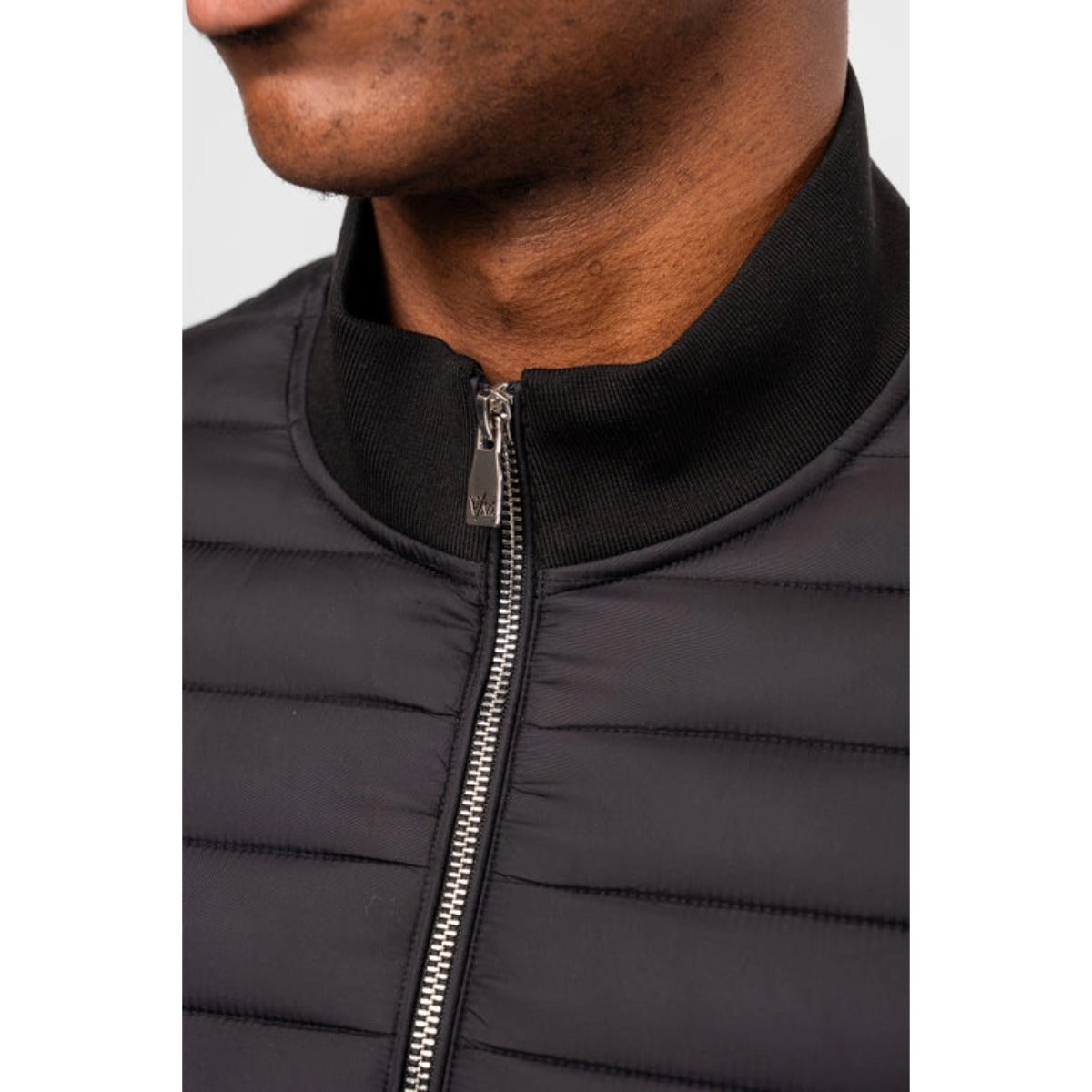 VALERE LUXE QUILTED HYBRID JACKET BLACK