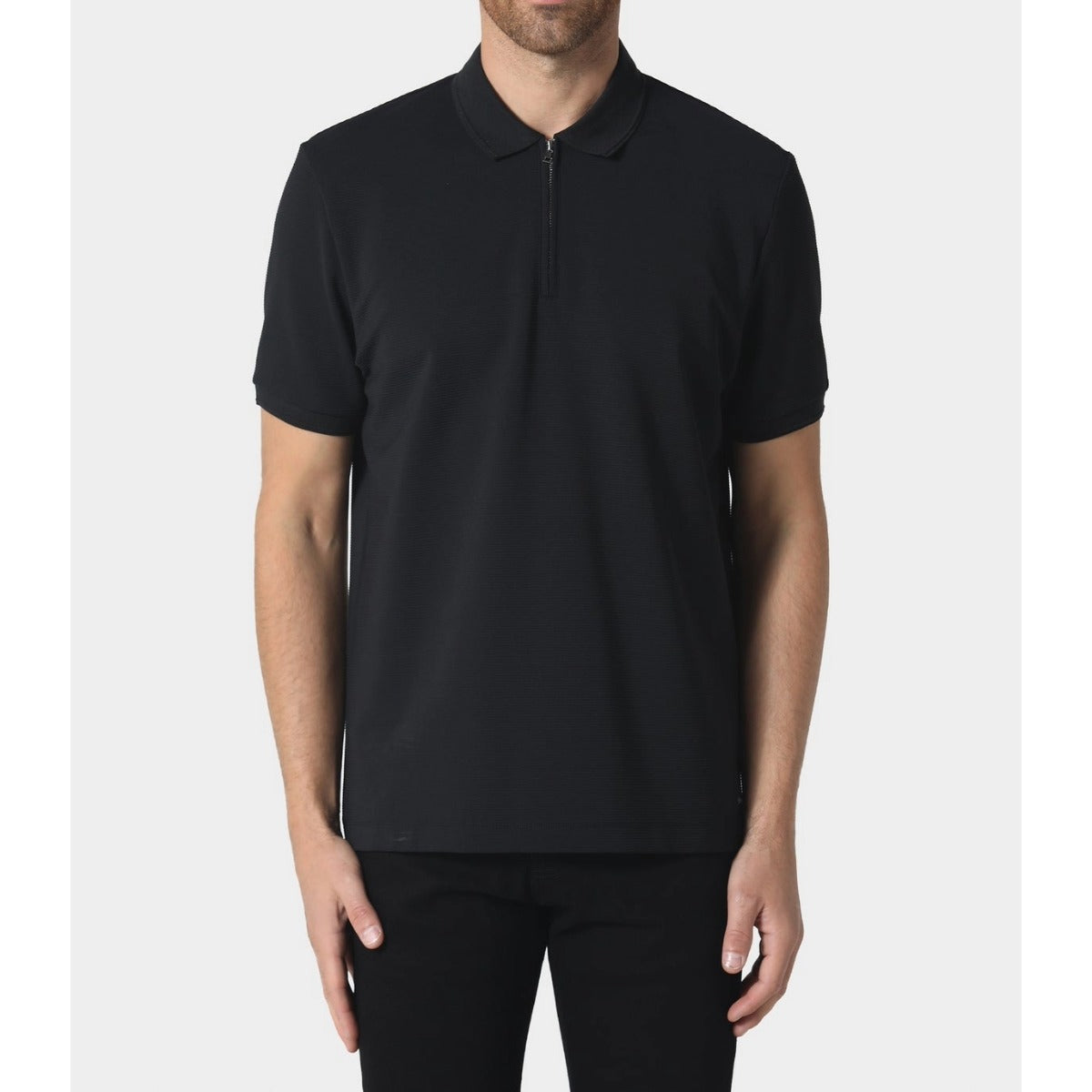 883 POLICE GLACE POLO BLACK
