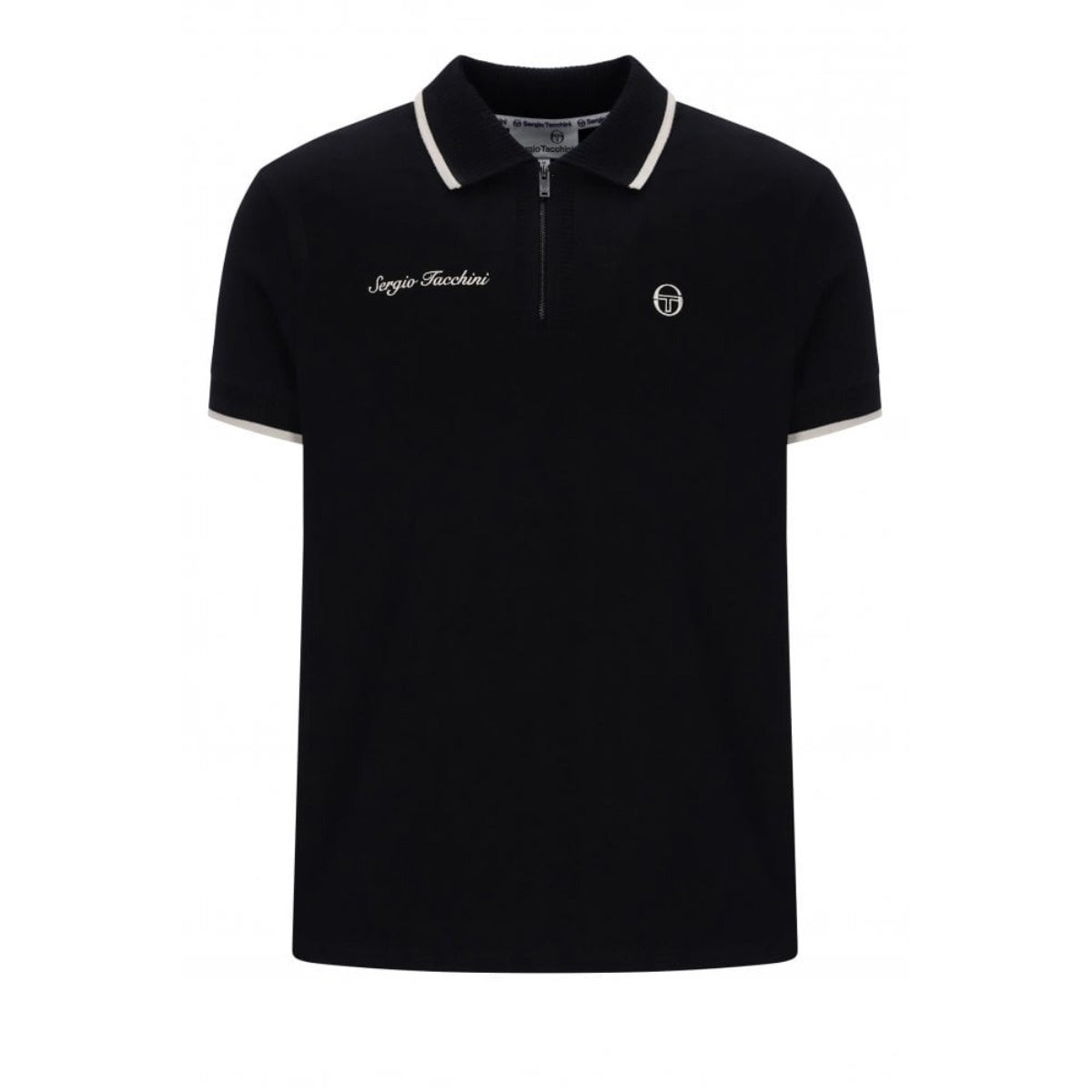 SERGIO TACCHINI DAVIDE POLO SHIRT BLACK