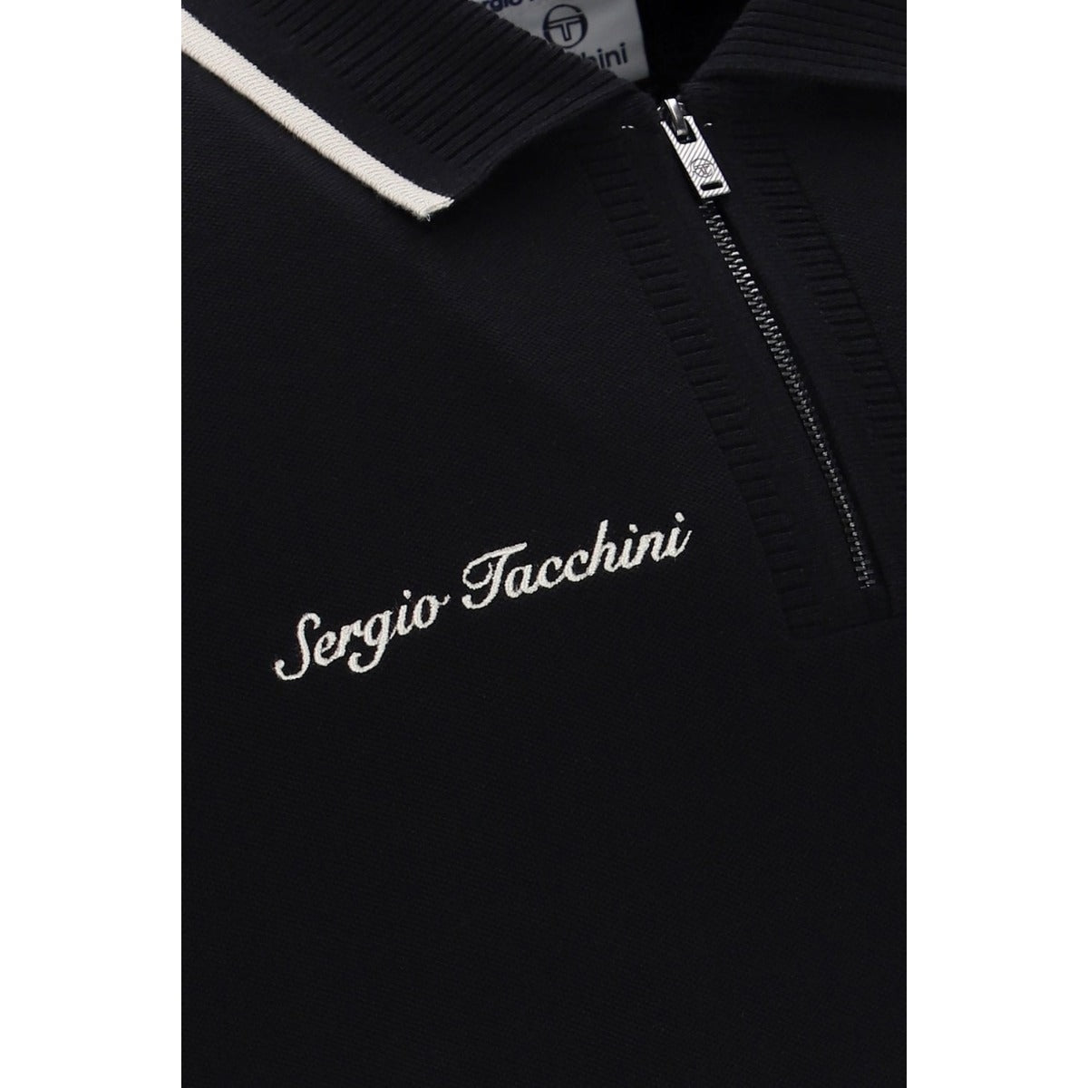 SERGIO TACCHINI DAVIDE POLO SHIRT BLACK