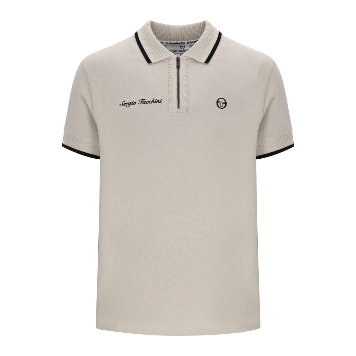 SERGIO TACCHINI DAVIDE POLO SHIRT PEYOTE CREAM
