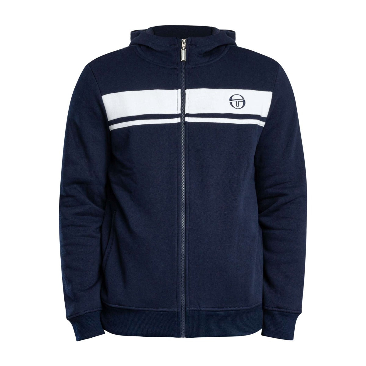 SERGIO TACCHINI DAMARINDO HOODIE MARITIME BLUE/WHITE
