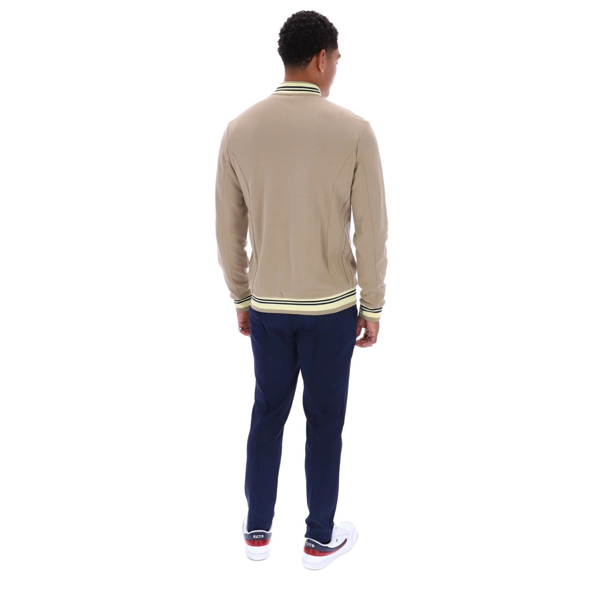 FILA SETTANTA TRACK JACKET CHINCHILLA/CREAM/NAVY