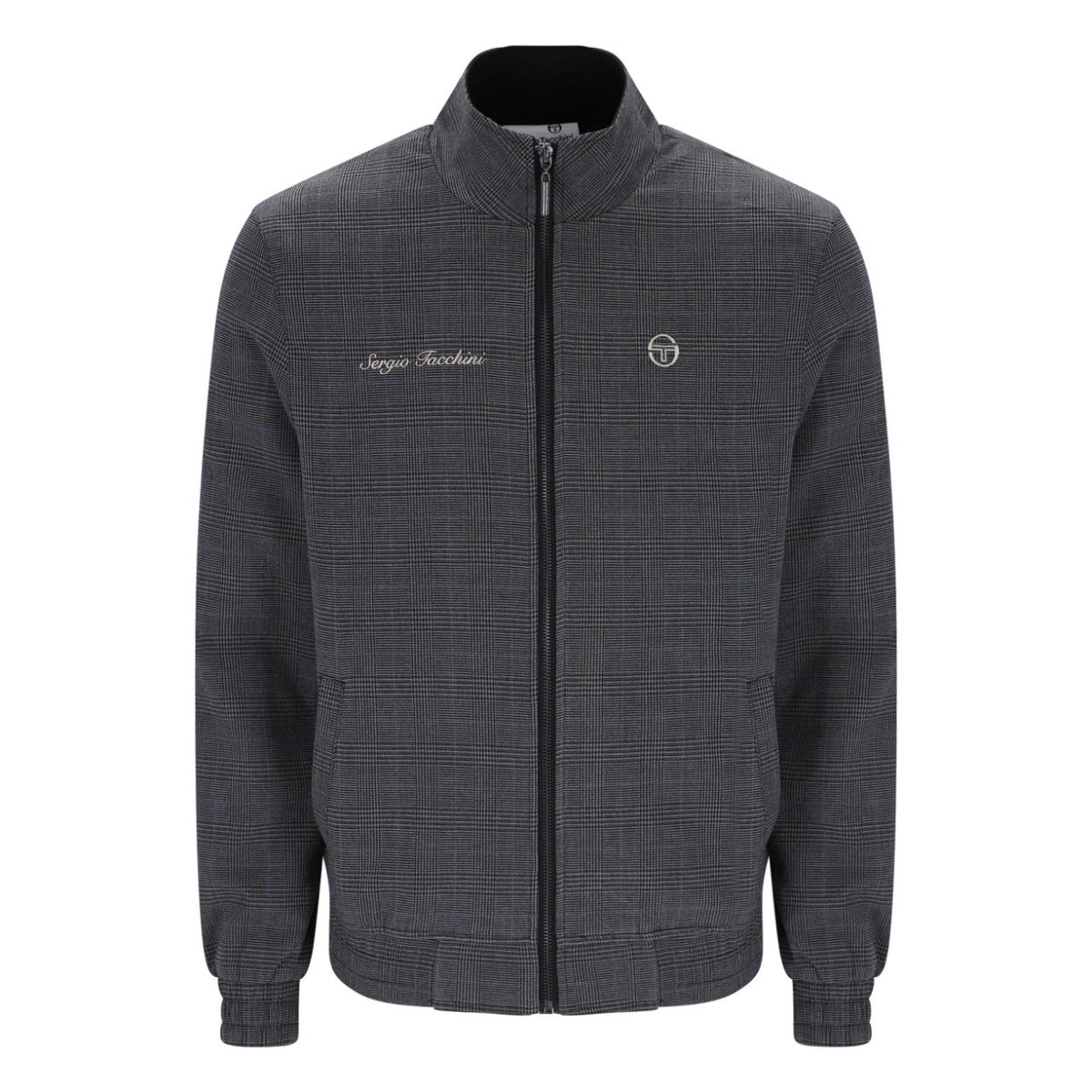 SERGIO TACCHINI DELUCA TRACK JACKET CHARCOAL MARL/BLACK