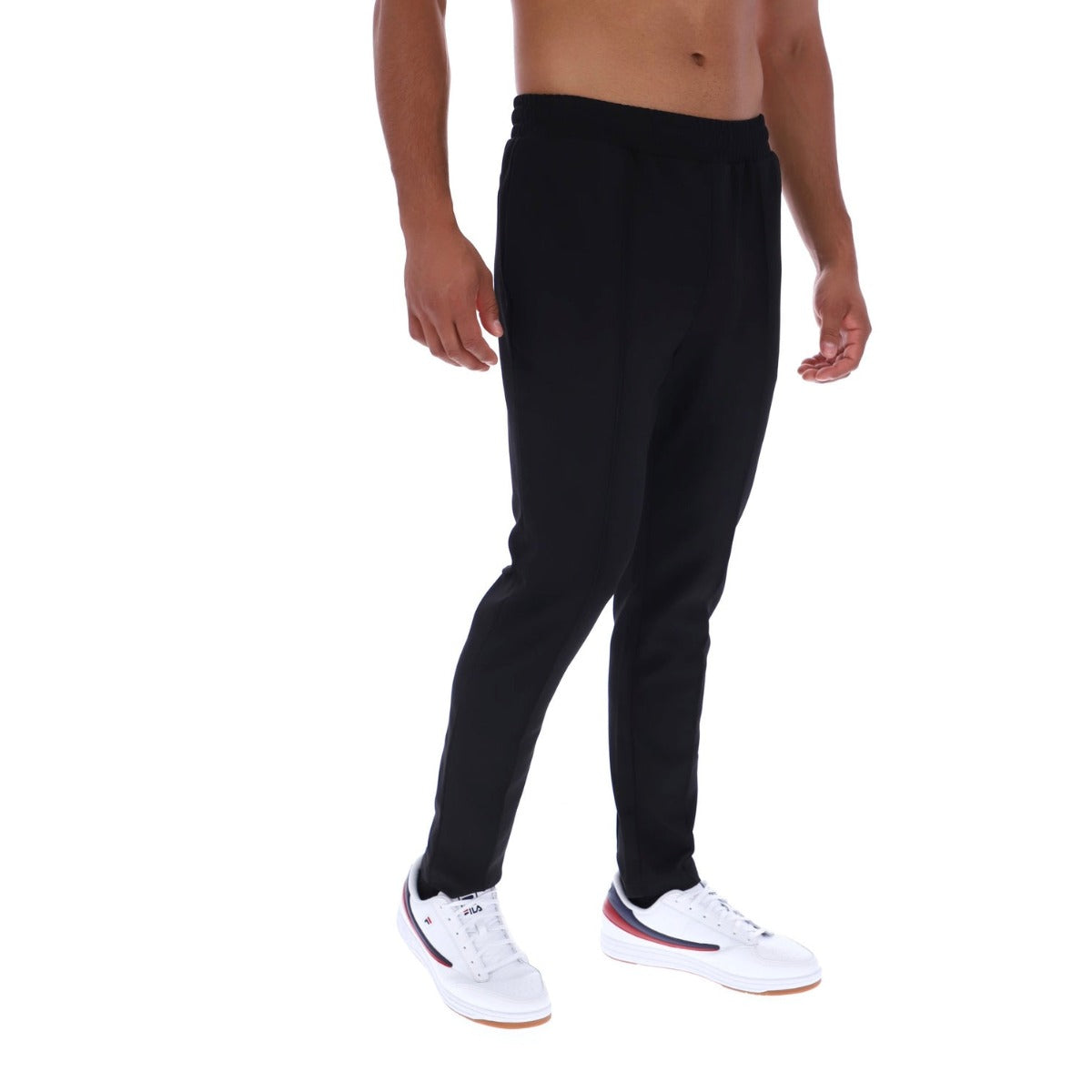 FILA MOLVENO PIN TUCK TRACK PANTS BLACK