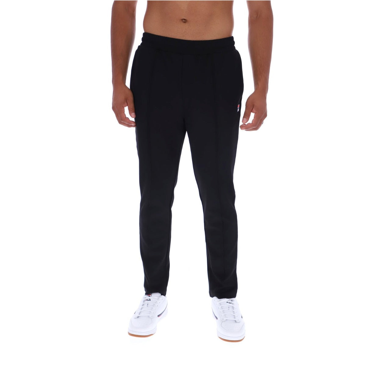 FILA MOLVENO PIN TUCK TRACK PANTS BLACK