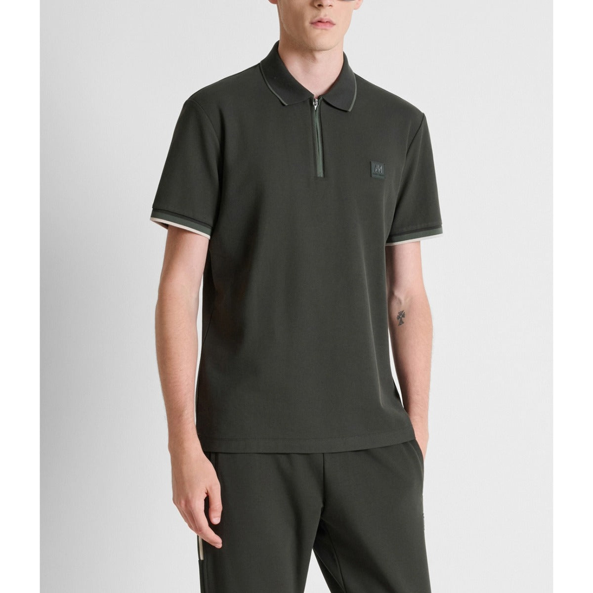 ANTONY MORATO REGULAR FIT PIQUE POLO T-SHIRT FOREST GREEN MMKS02732