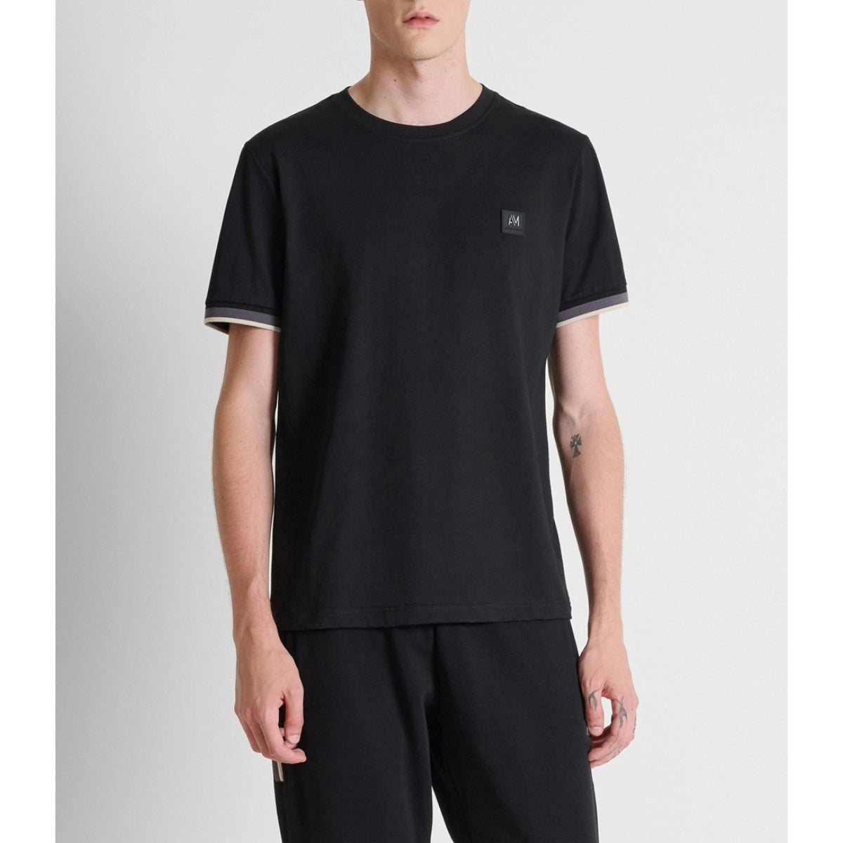 ANTONY MORATO REGULAR FIT JERSEY T-SHIRT BLACK MMKS02733