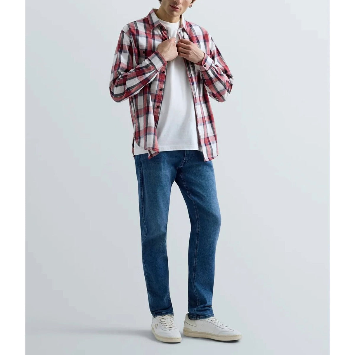 REPLAY ANBASS SLIM FIT JEANS M914 261 C39 009 MID BLUE