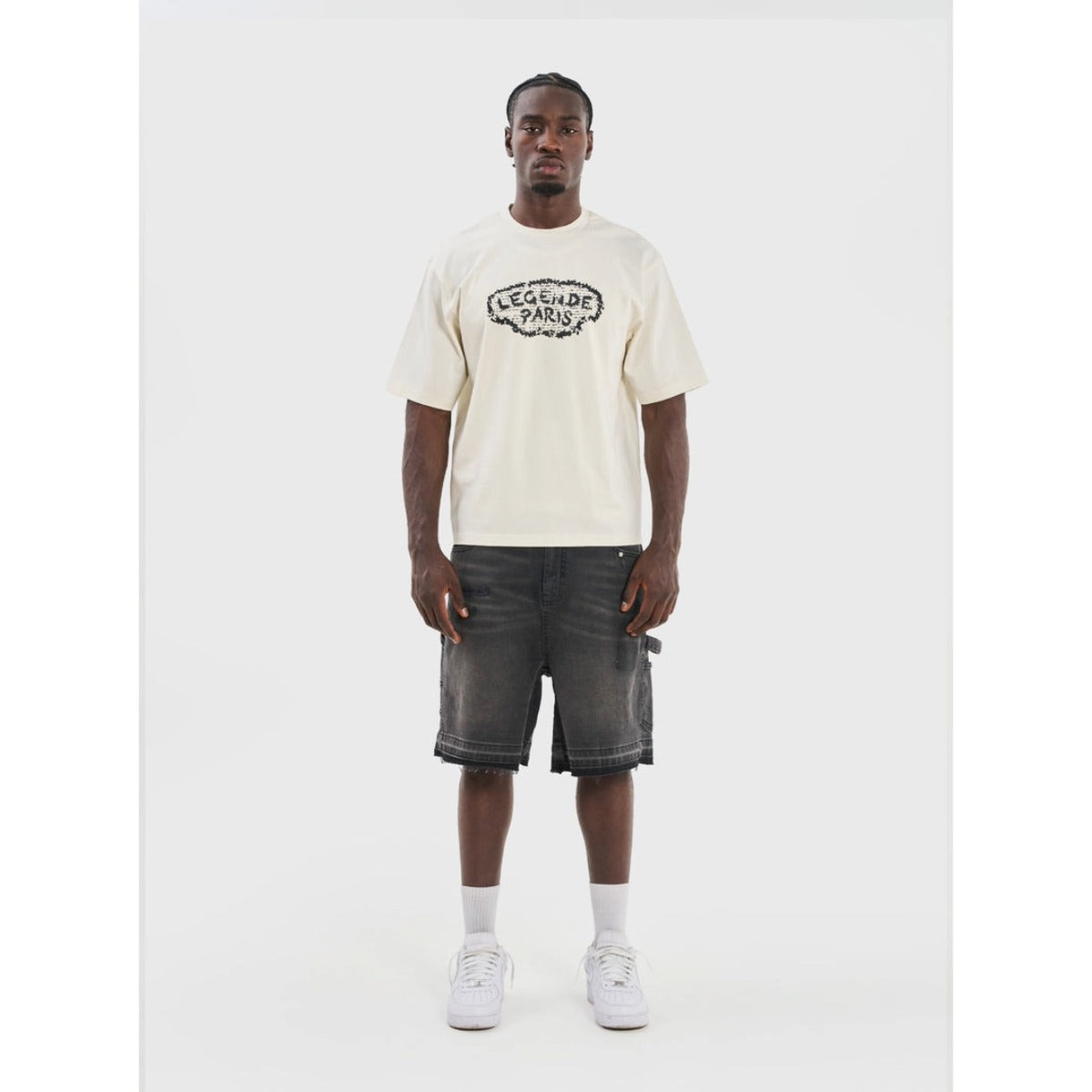 LEGENDE PARIS RTM NEWSPAPER T-SHIRT OFF WHITE