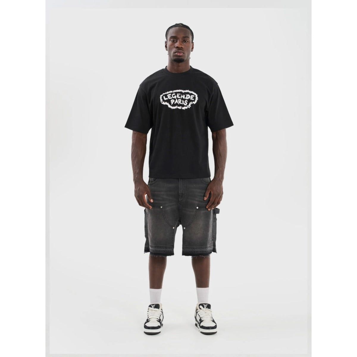 LEGENDE PARIS DIAMOND T-SHIRT BLACK