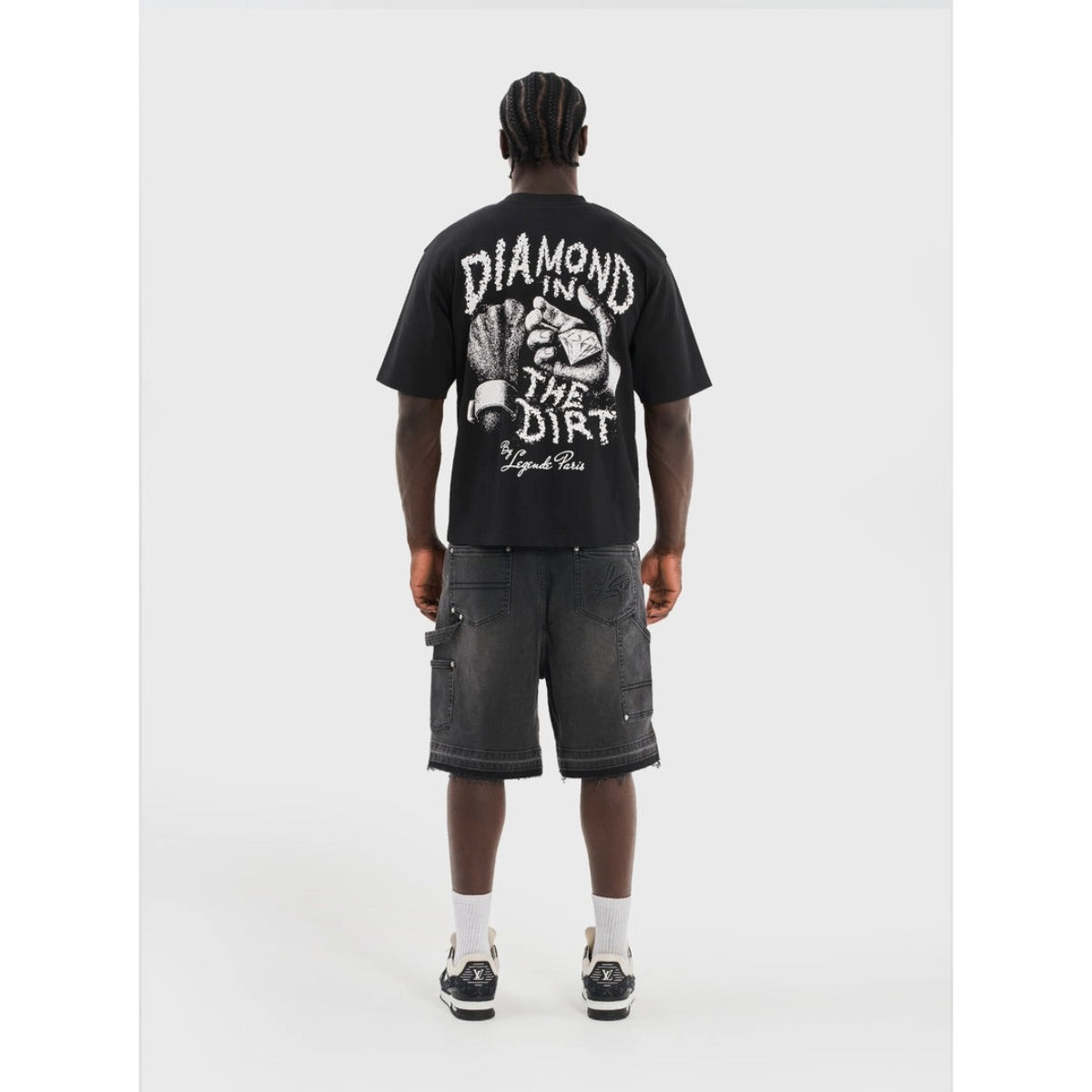 LEGENDE PARIS DIAMOND T-SHIRT BLACK
