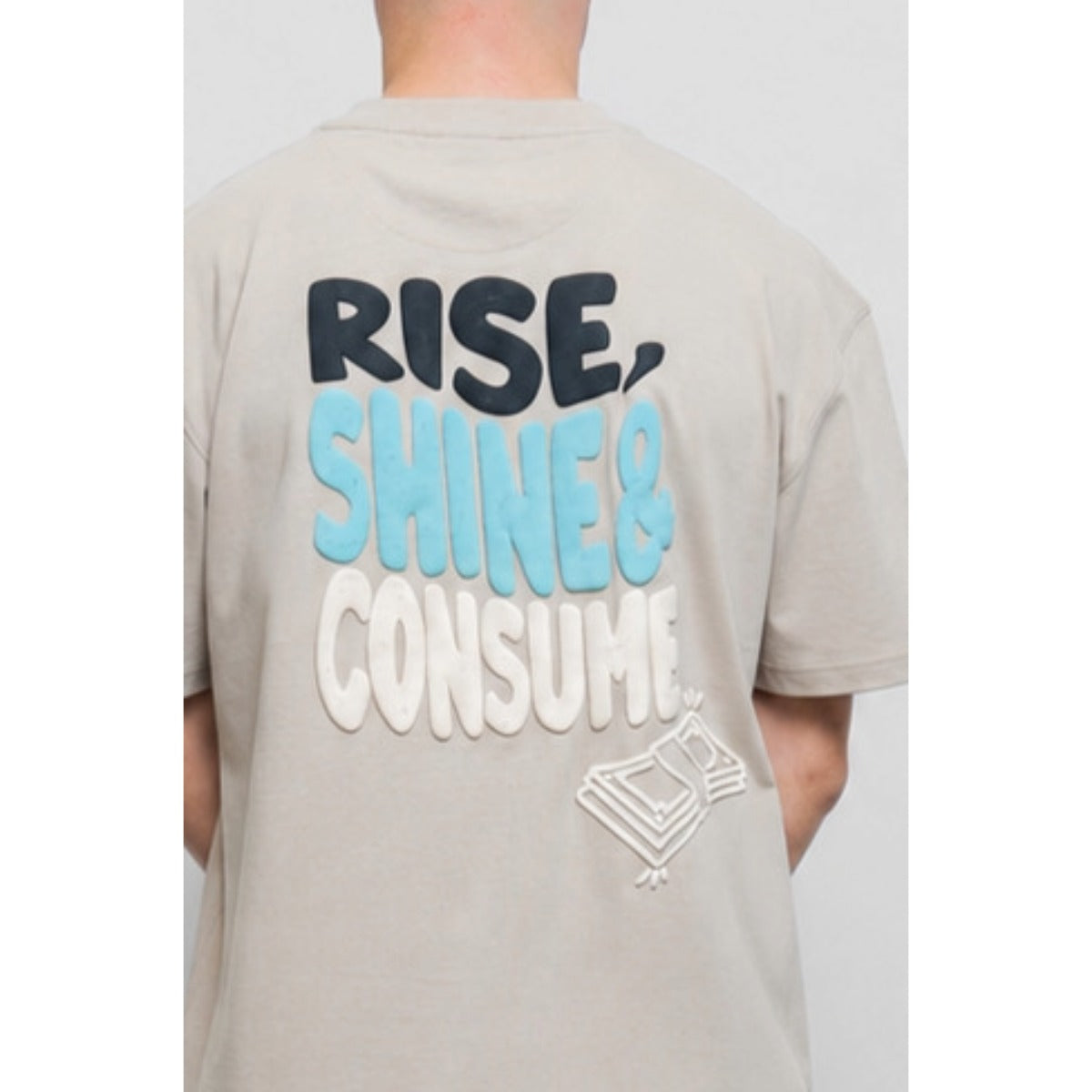 FRESH FLAVOURS RISE T-SHIRT LIGHT GREY