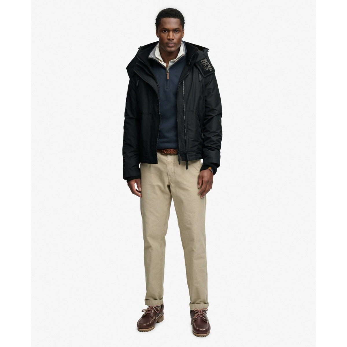 SUPERDRY HOODED MF ARCTIC WINDCHEATER BLACK 02A