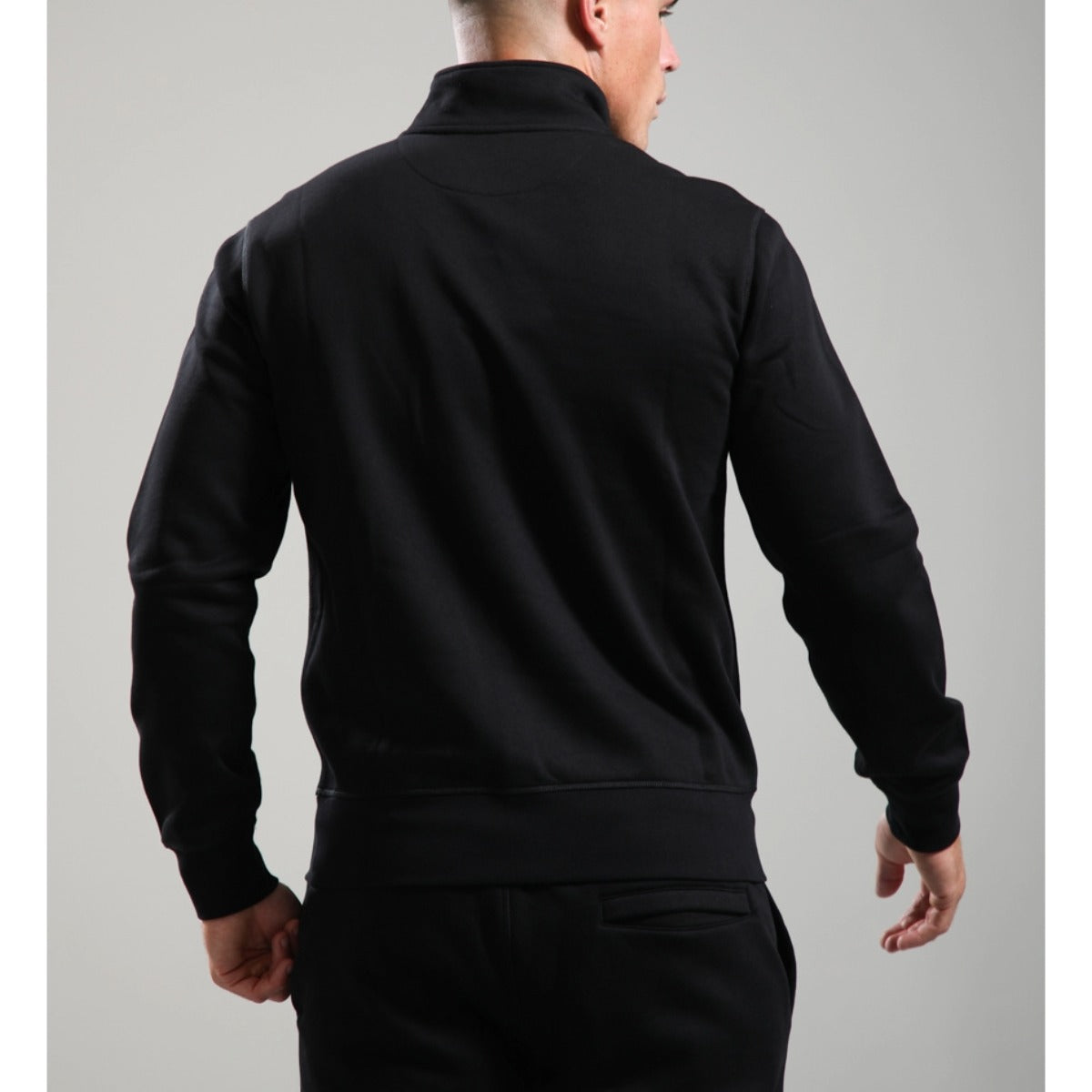MARSHALL ARTIST MARCHIO 1/4 ZIP SWEATSHIRT BLACK