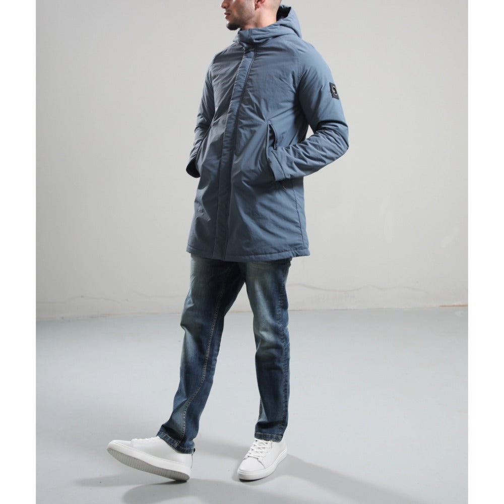 MARSHALL ARTIST KINGSTON TRENCH JACKET STORM GREY