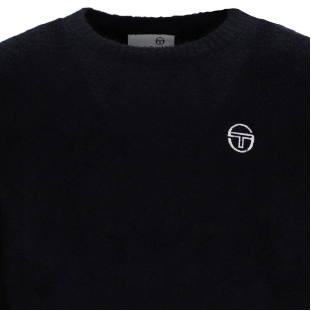 SERGIO TACCHINI CAPUTO CREW NECK KNITTED JUMPER MARITIME BLUE