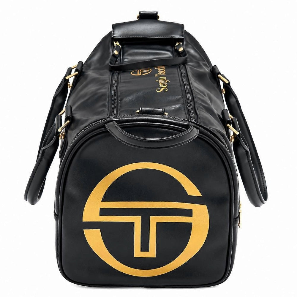 SERGIO TACCHINI JORNO PU GYM BAG BLACK/GOLDA