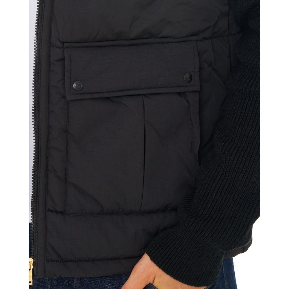SERGIO TACCHINI CASSINI HYBRID NYLON JACKET BLACK