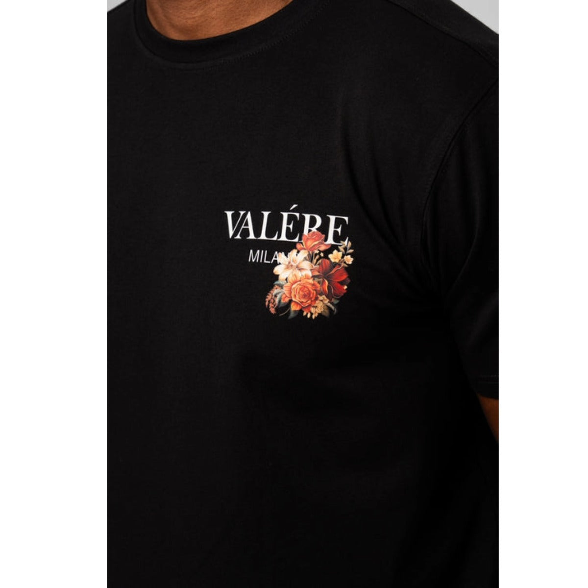 VALERE GORZANO T-SHIRT BLACK