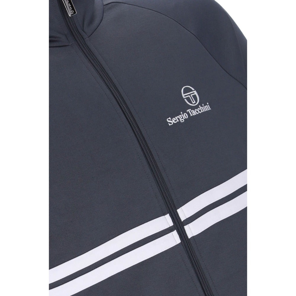 SERGIO TACCHINI NEW DALLAS TRACK TOP TURBULENCE GREY/WHITE/BLACK