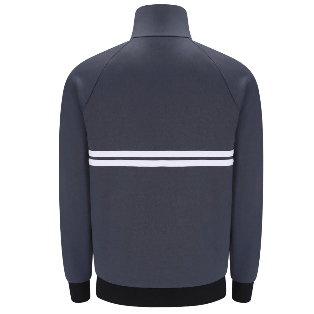 SERGIO TACCHINI NEW DALLAS TRACK TOP TURBULENCE GREY/WHITE/BLACK