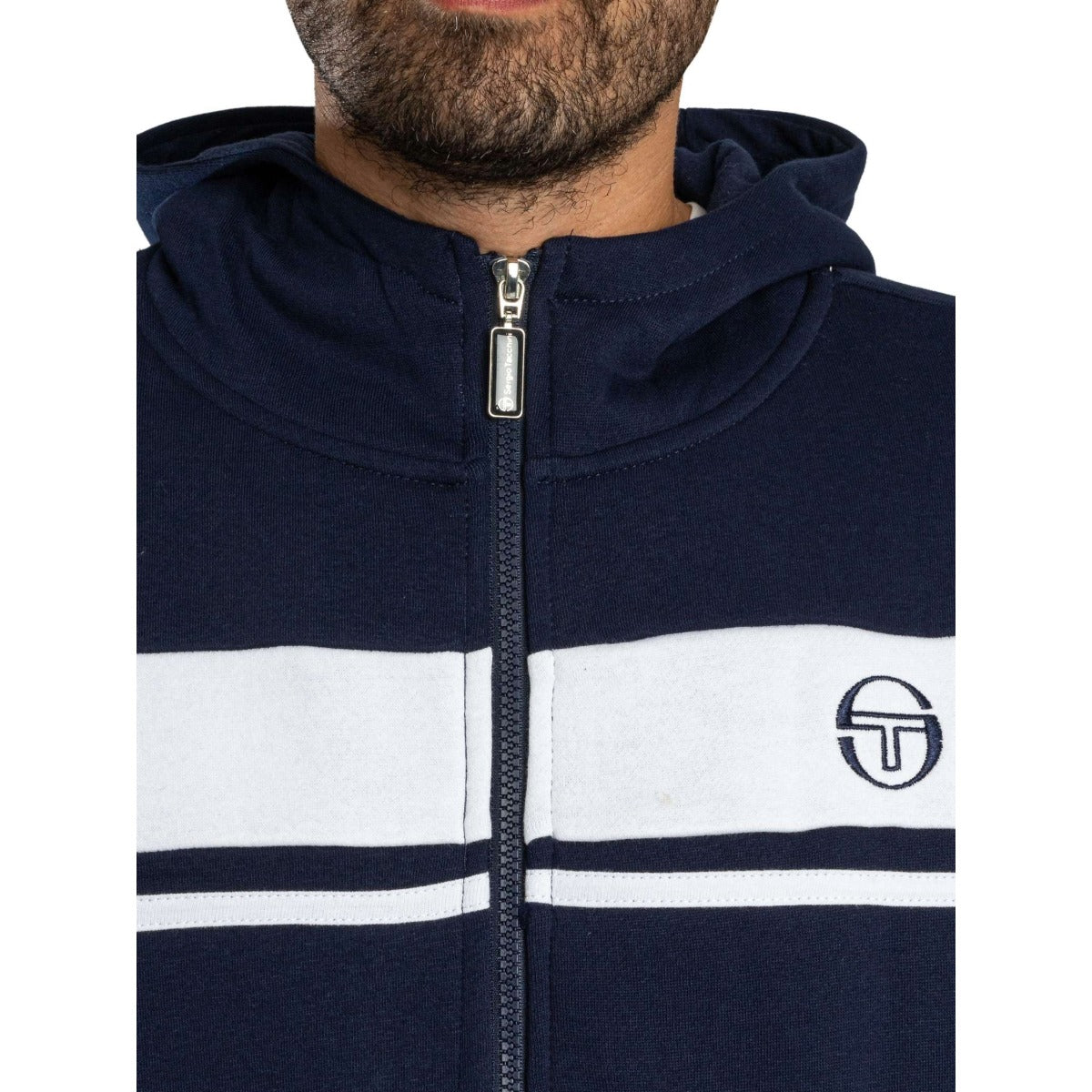 SERGIO TACCHINI DAMARINDO HOODIE MARITIME BLUE/WHITE