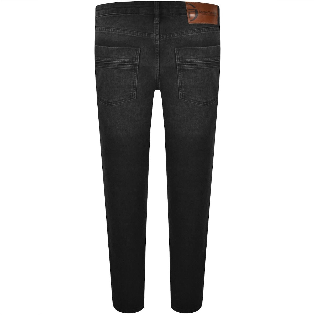 SERGIO TACCHINI SILVANO SLIMLINE JEANS BLACK WASHED DENIM