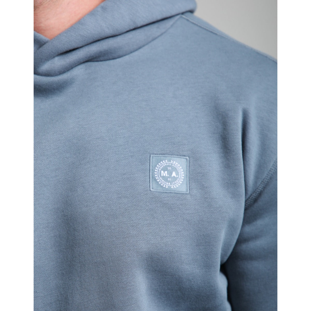 MARSHALL ARTIST MARCHIO HOOD SWEATSHIRT STORM GREY