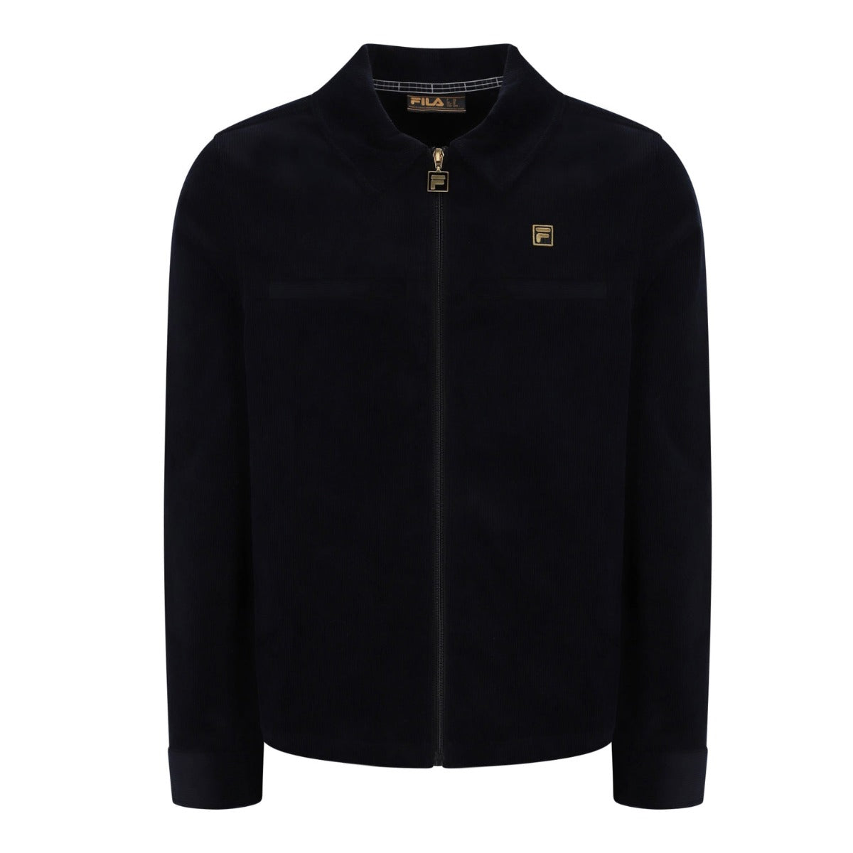 FILA ROMAN CORDUROY OVER SHIRT BLACK
