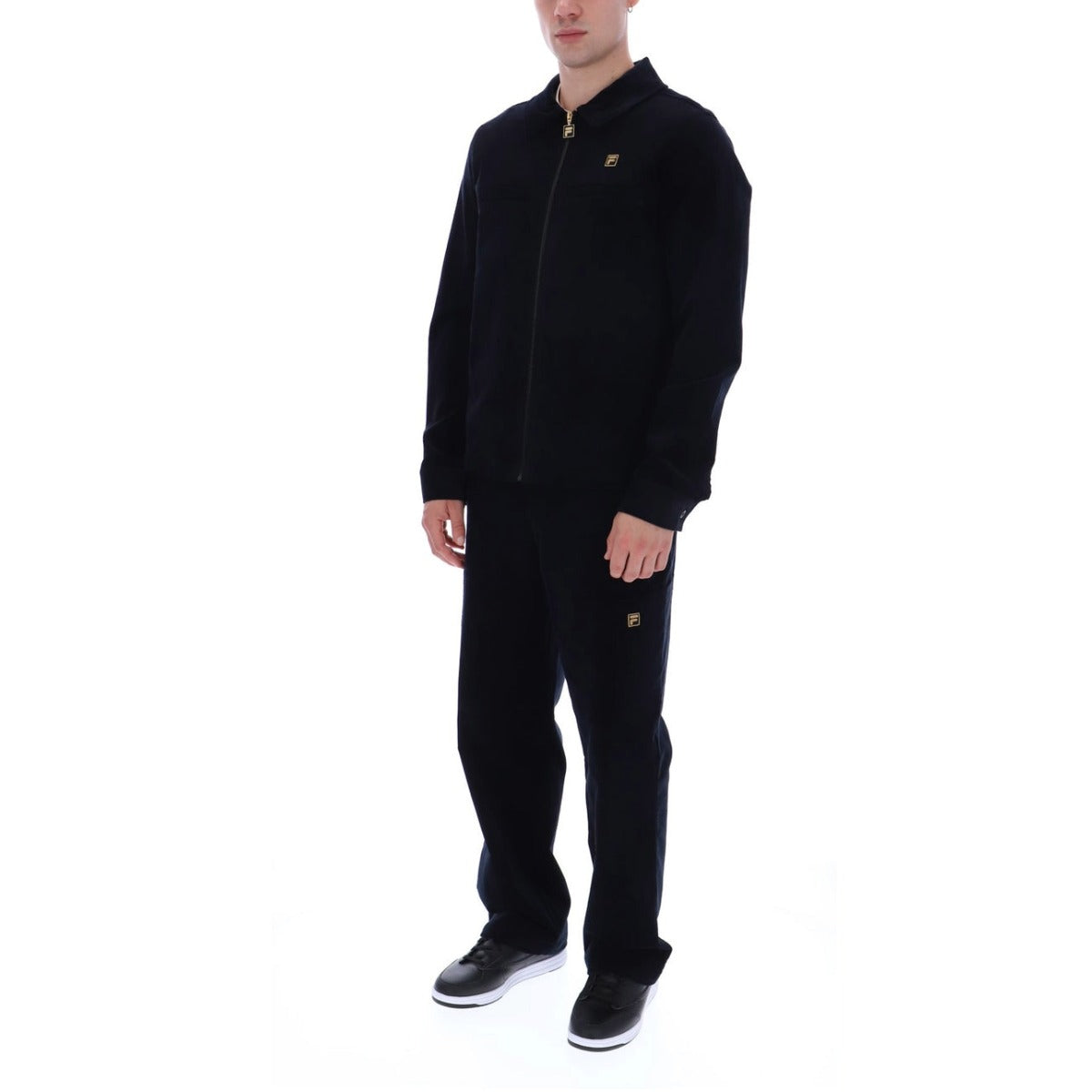 FILA ROMAN CORDUROY OVER SHIRT BLACK