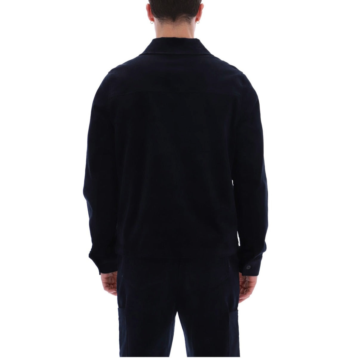 FILA ROMAN CORDUROY OVER SHIRT BLACK
