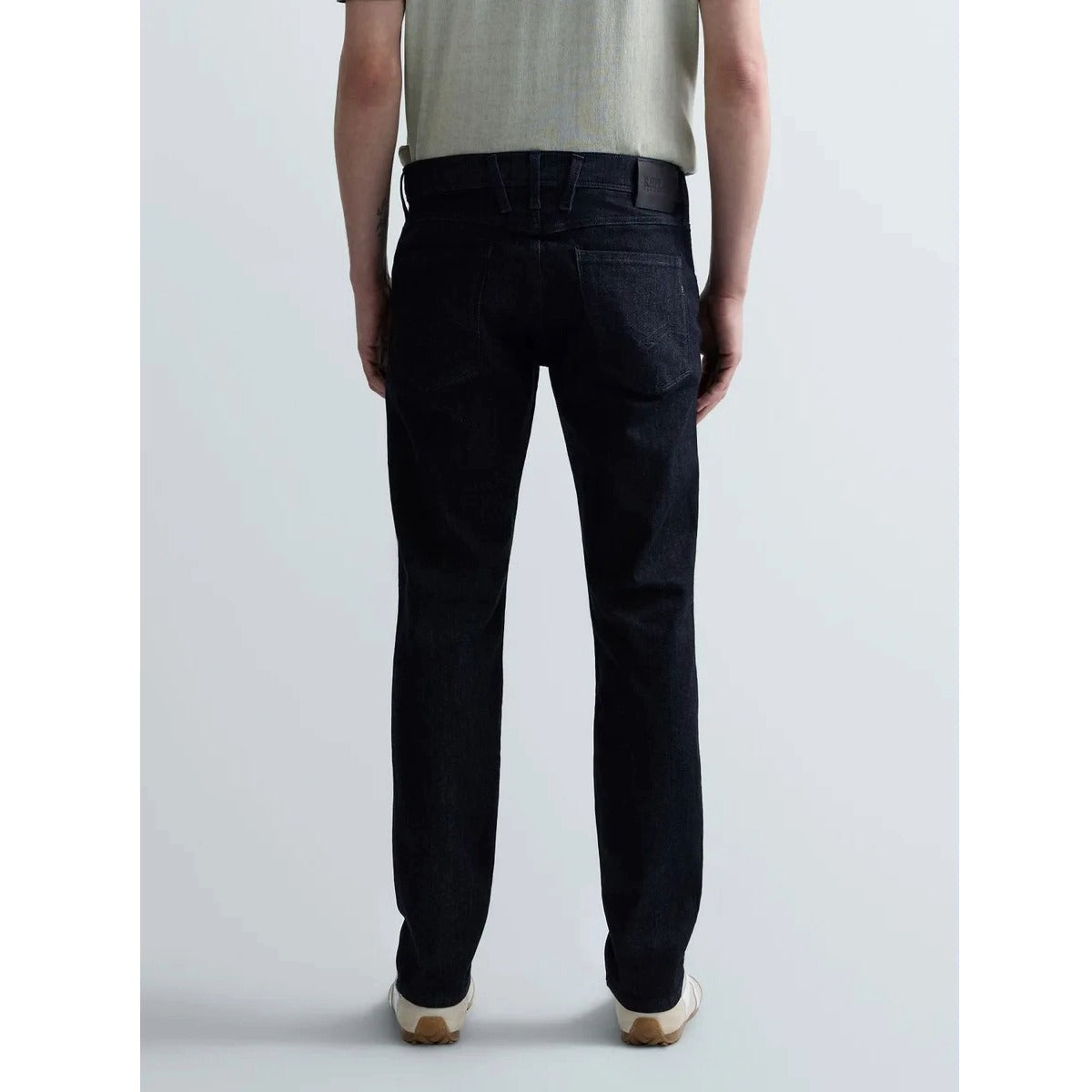 REPLAY ANBASS SLIM FIT HYPERLEX COLOR RAW BLUE/BLACK JEANS M914D 661 FI3 007