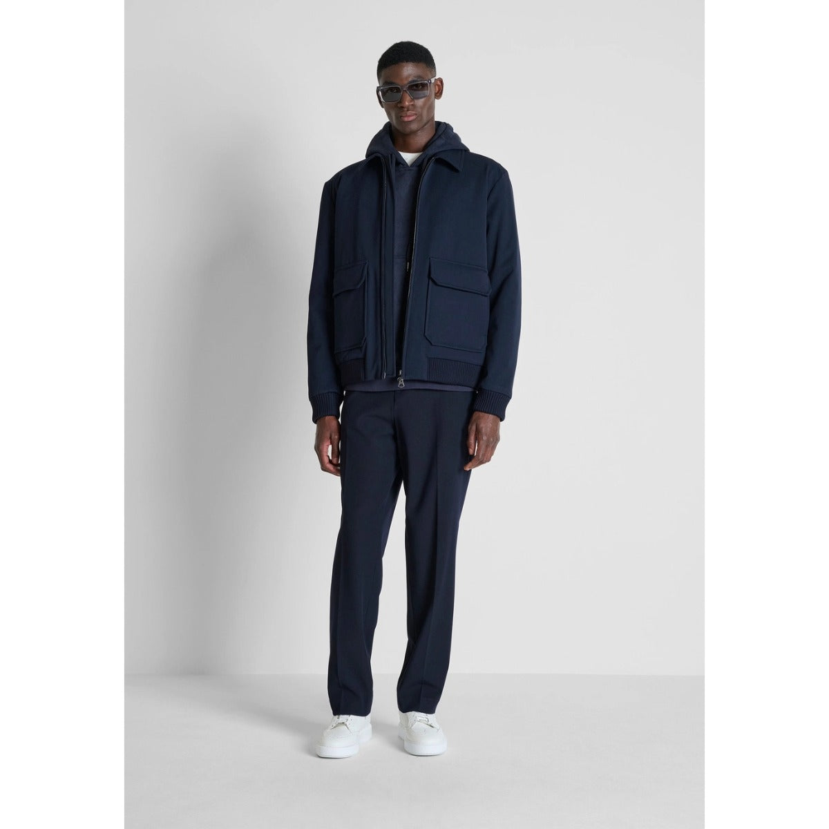 ANTONY MORATO RELAXED FIT JACKET MARINE NAVY MMCO00999