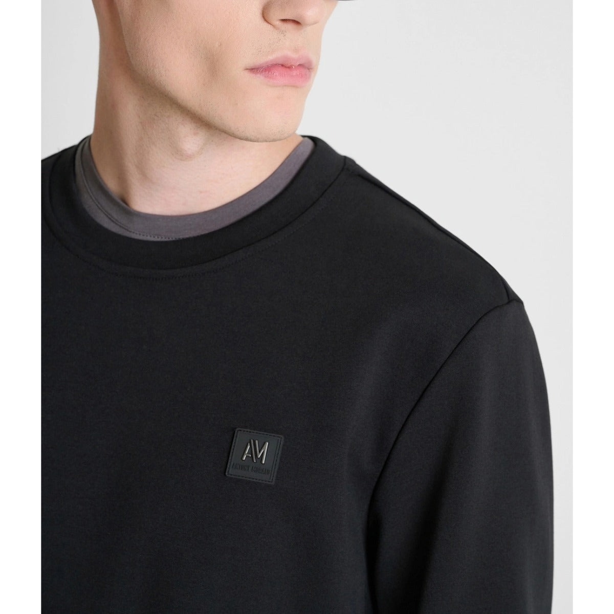 ANTONY MORATO REGULAR FIT CREW SWEATSHIRT BLACK MMFL01171