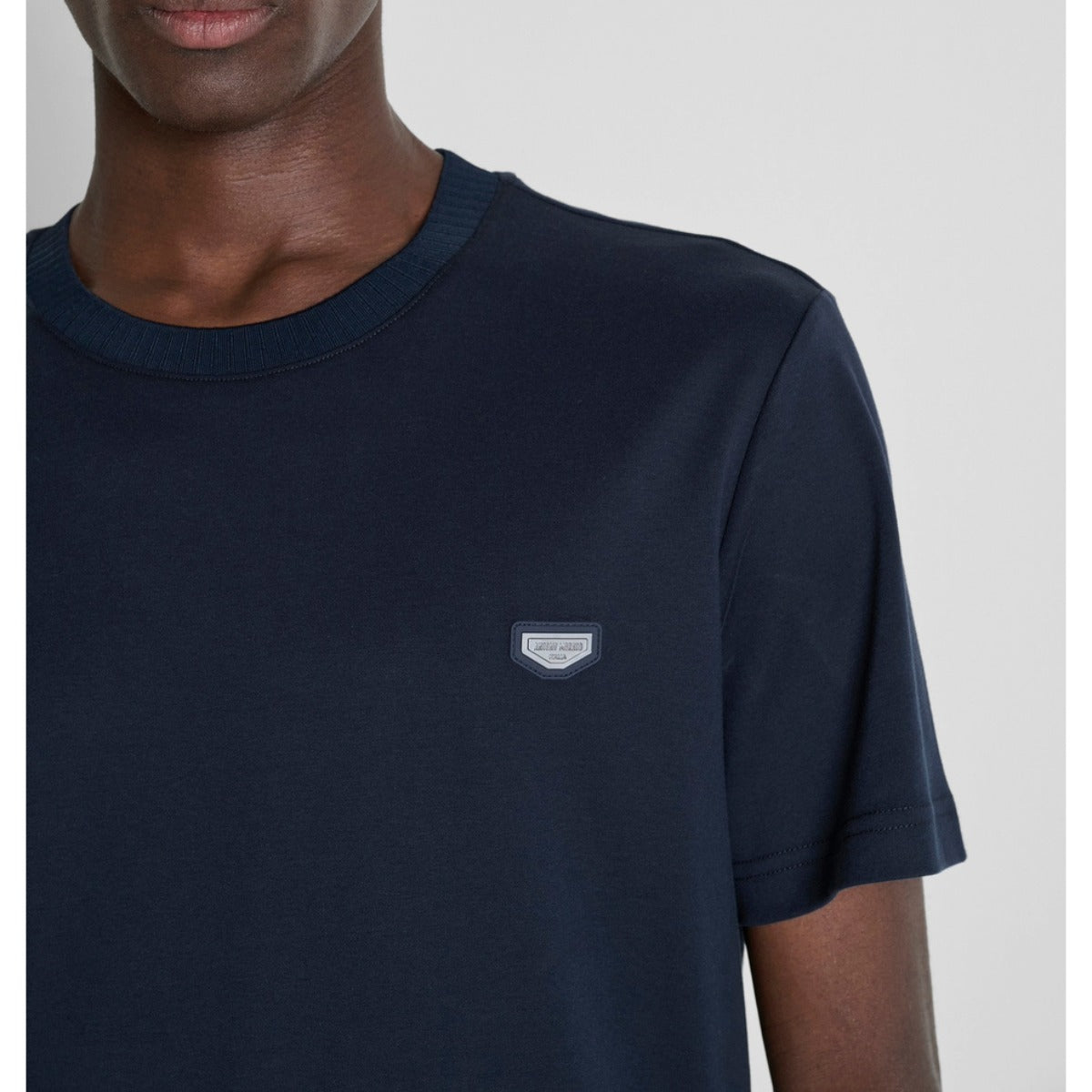 ANTONY MORATO REGULAR FIT CHEST BADGE T-SHIRT MARINE NAVY MMKS02700