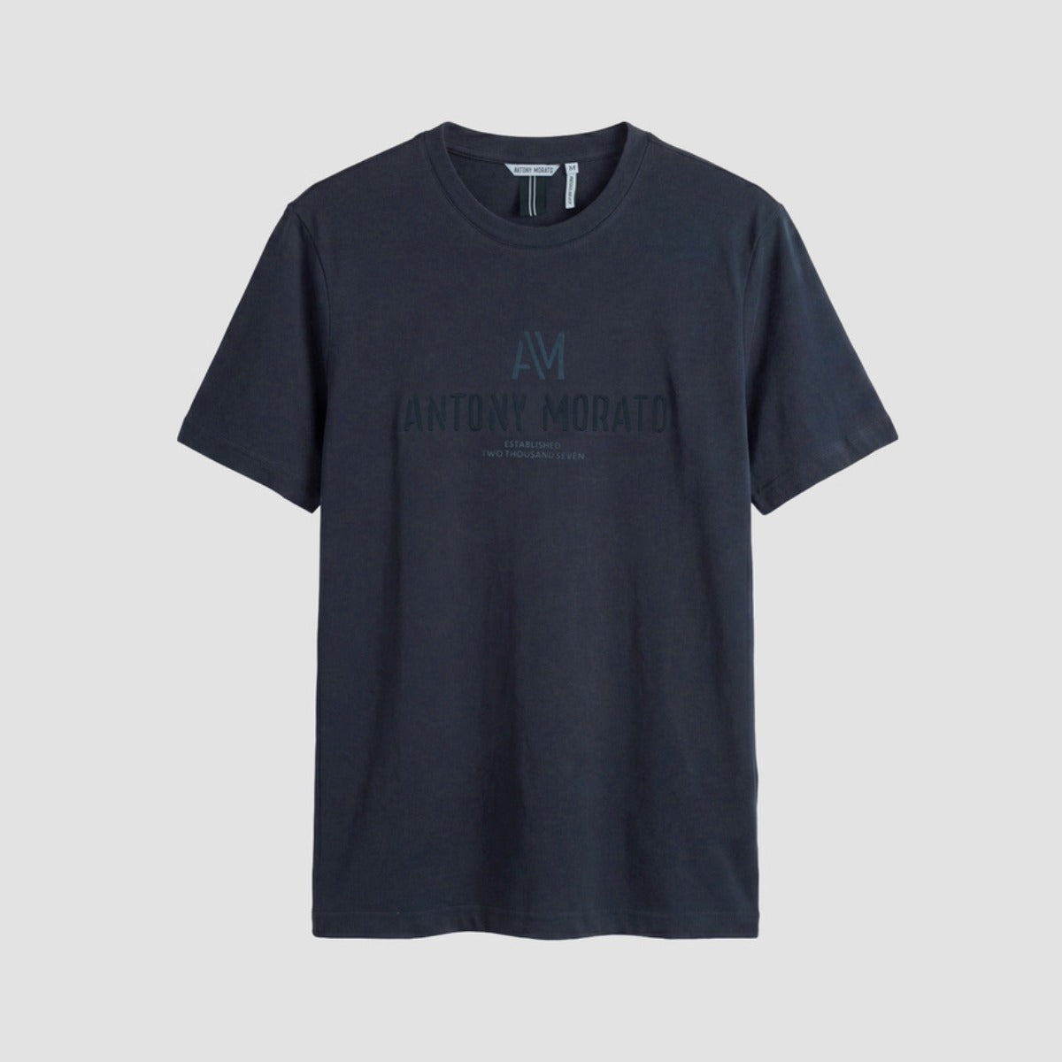 ANTONY MORATO REGULAR FIT FRONT LOGO T-SHIRT MARINE NAVY MMKS02730