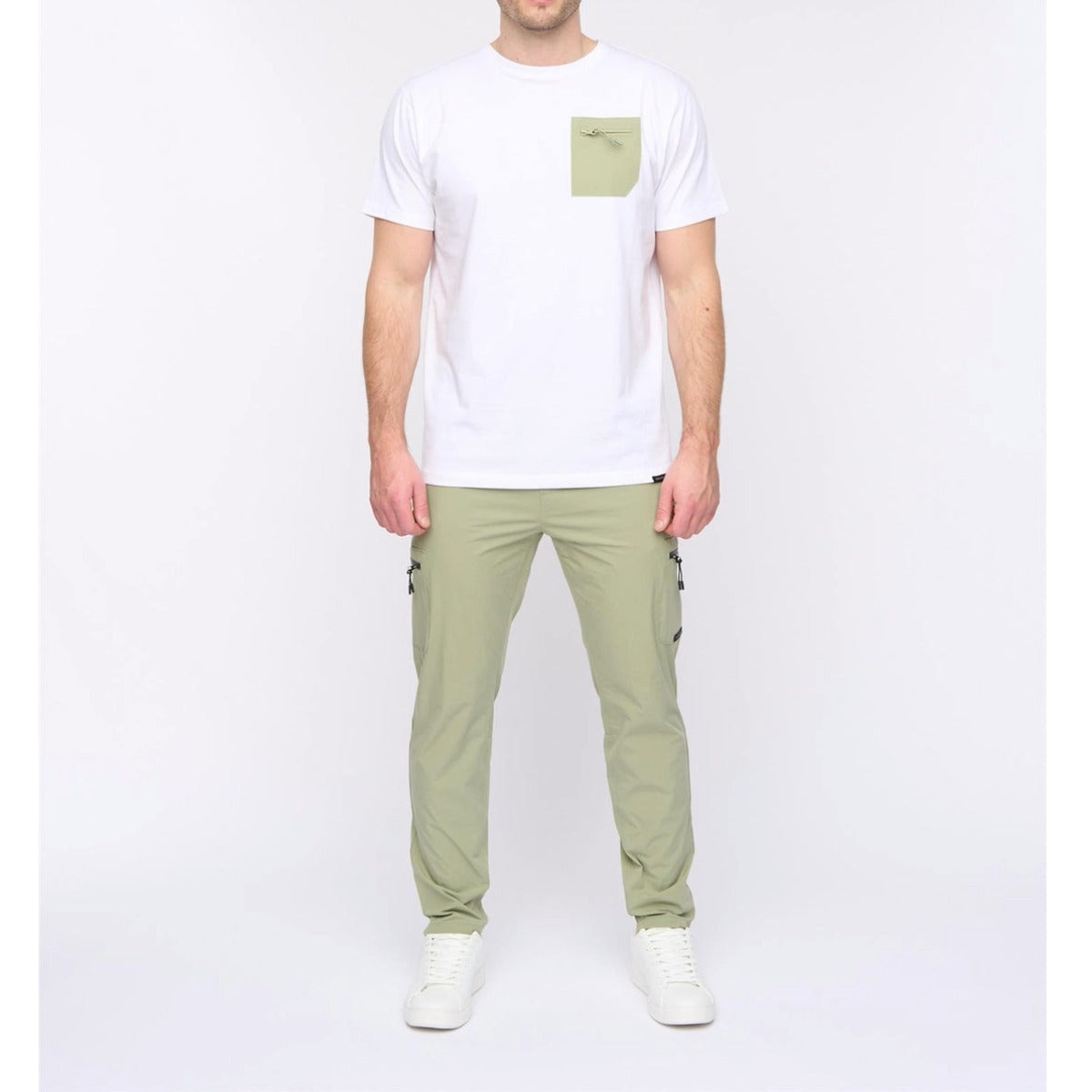 DUCK & COVER PURETORE CARGO PANTS SAGE