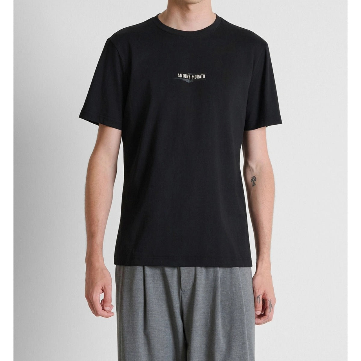 ANTONY MORATO REGULAR FIT JERSEY T-SHIRT BLACK MMKS02716