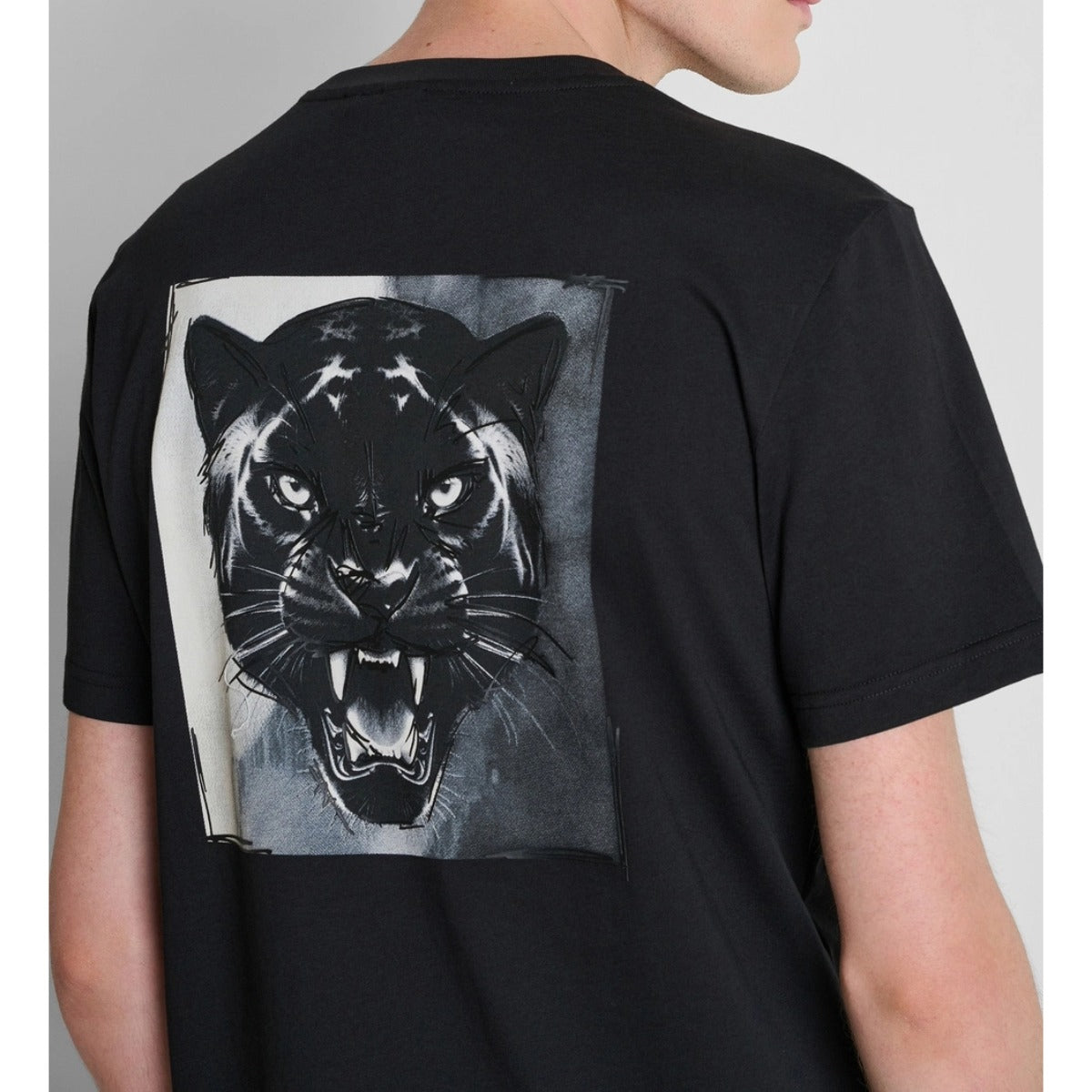 ANTONY MORATO REGULAR FIT JERSEY T-SHIRT BLACK MMKS02716