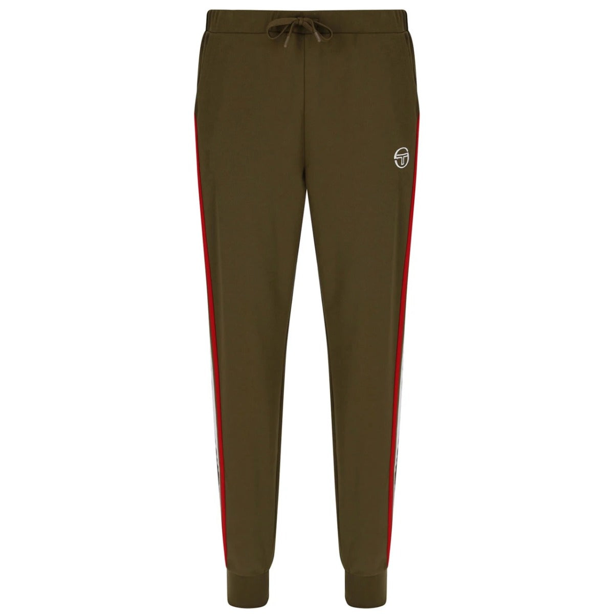 SERGIO TACCHINI DAMARINDO TRACK PANT DARK OLIVE/ADRENALINE RUSH/GARDENIA