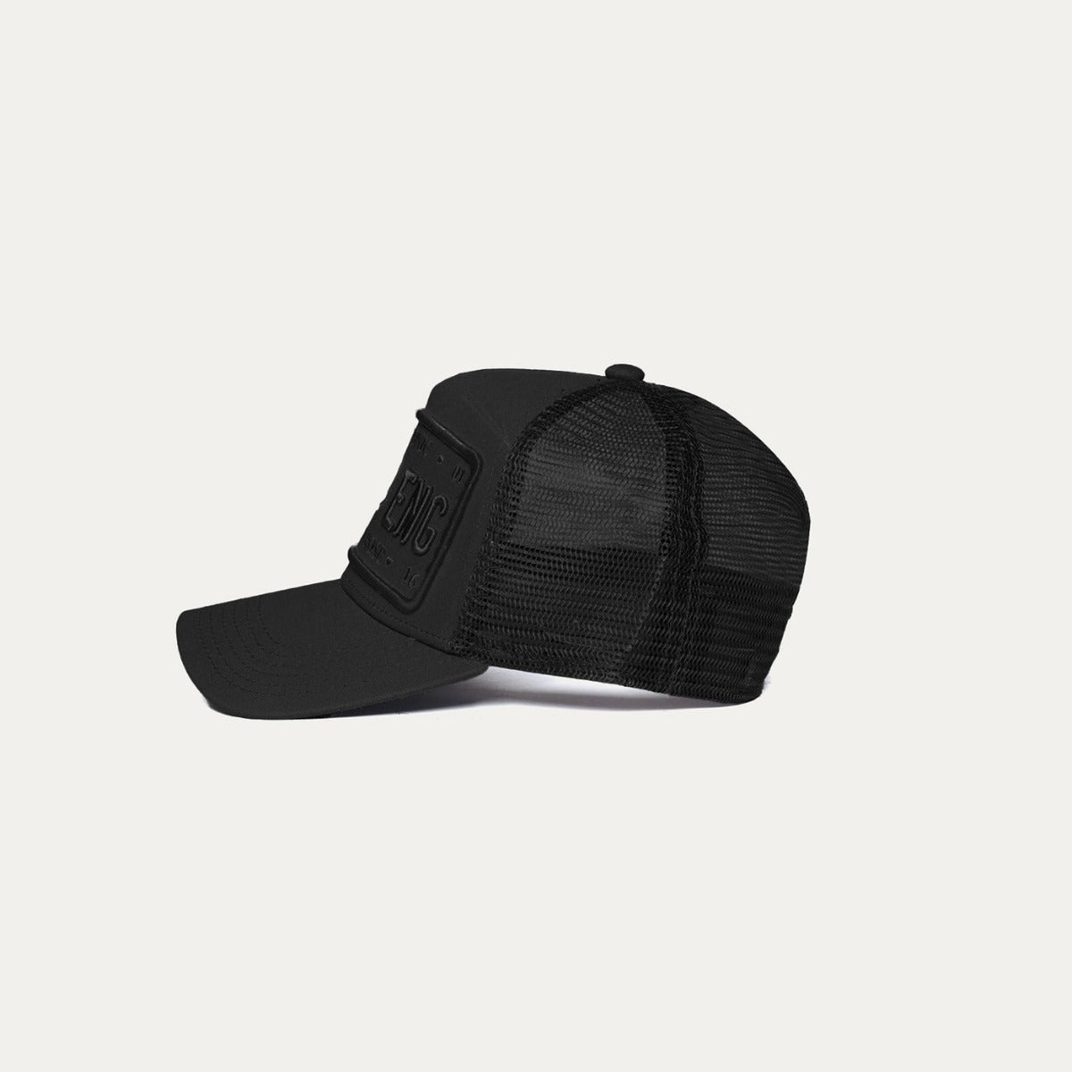 CHRISTIAN ROSE ICONIC PLATE II CAP BLACK/BLACK CR002BB