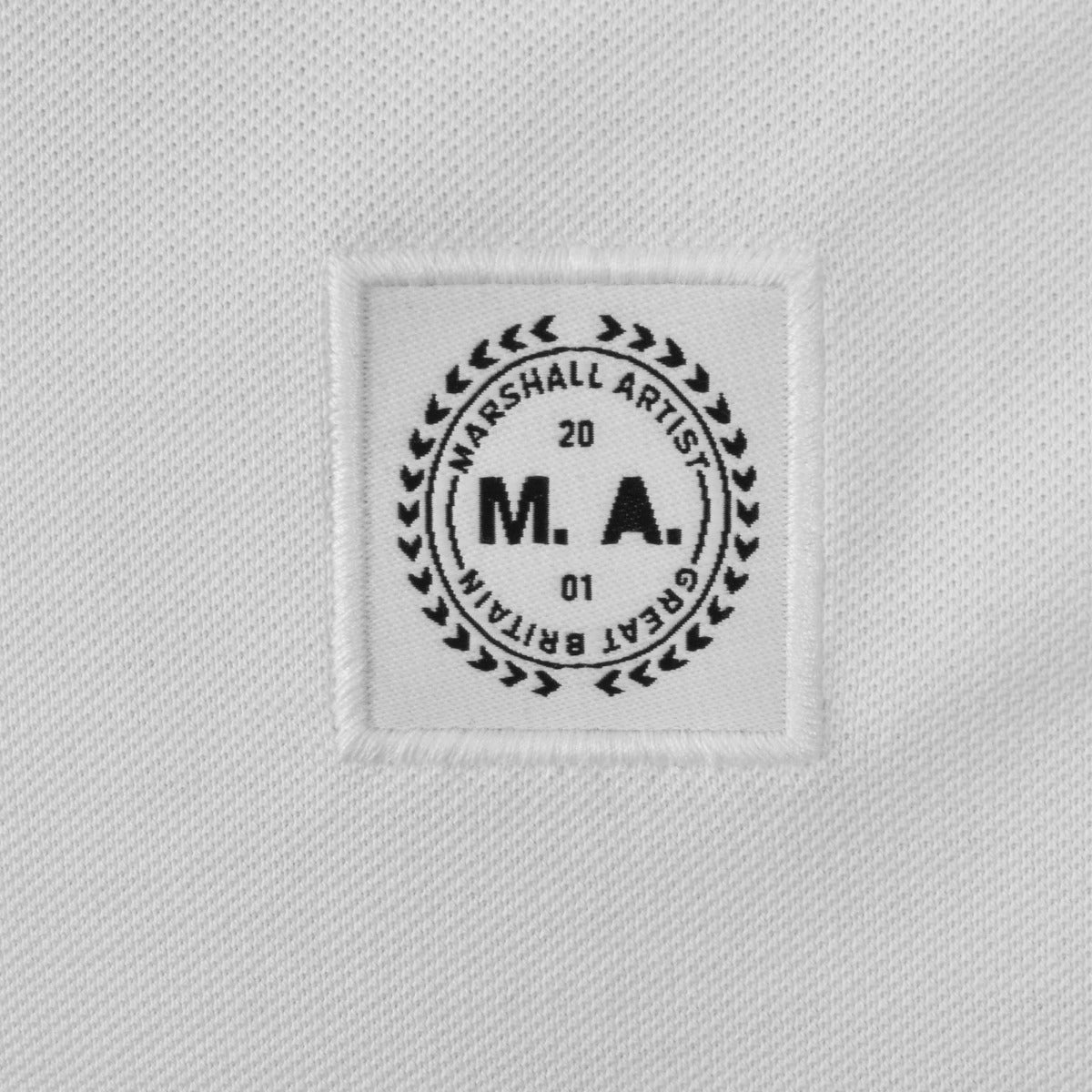 MARSHALL ARTIST TIPPED SIREN POLO WHITE