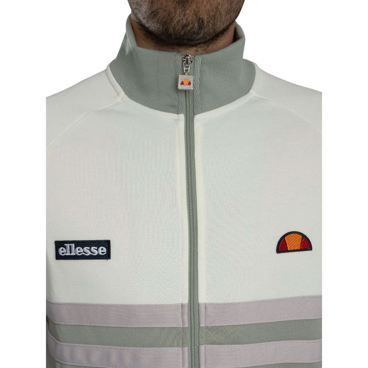 ELLESSE RIMINI TRACK JACKET SAGE/OFF WHITE