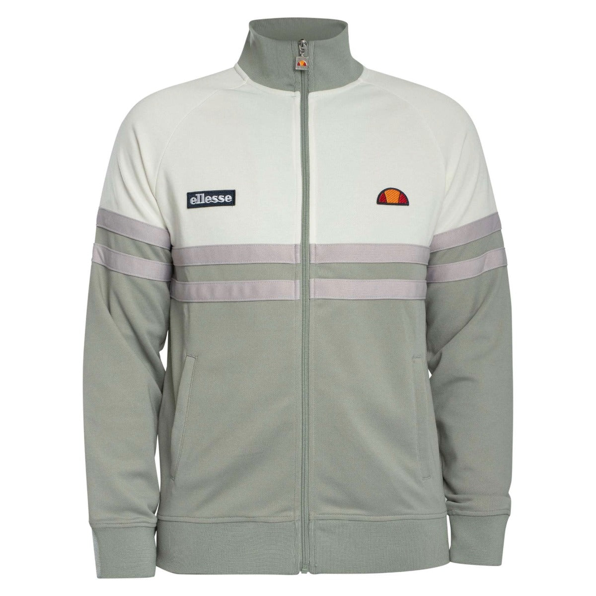 ELLESSE RIMINI TRACK JACKET SAGE/OFF WHITE