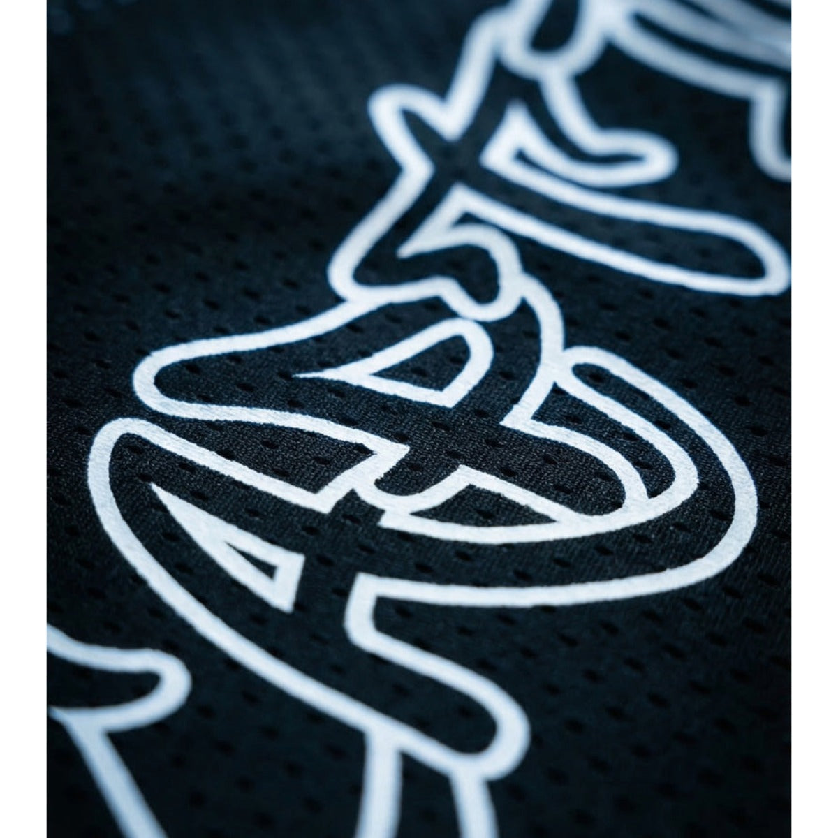 LEGENDE PARIS GRAFFITI MESH JERSEY BLACK